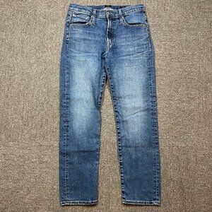 Edwin Jeans Elin Crop Straight Denim in Medium Wash Size 27